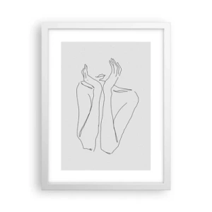 Poszter fekete keretben - Amiről a lányok álmodoznak - 30x40 cm