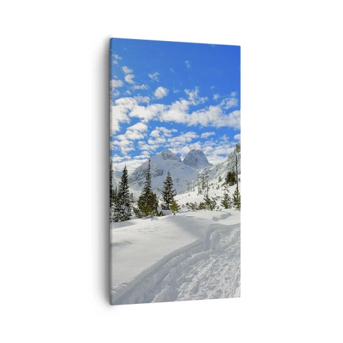 Vászonkép - A hóban és a napon - 55x100 cm