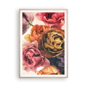 Poszter világos tölgy keretben - Az élet ünnepe - 70x100 cm