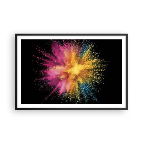 Poszter fehér keretben - A színek születése - 91x61 cm