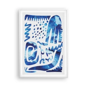 Poszter fekete keretben - Vissza a gyökerekhez - 70x100 cm