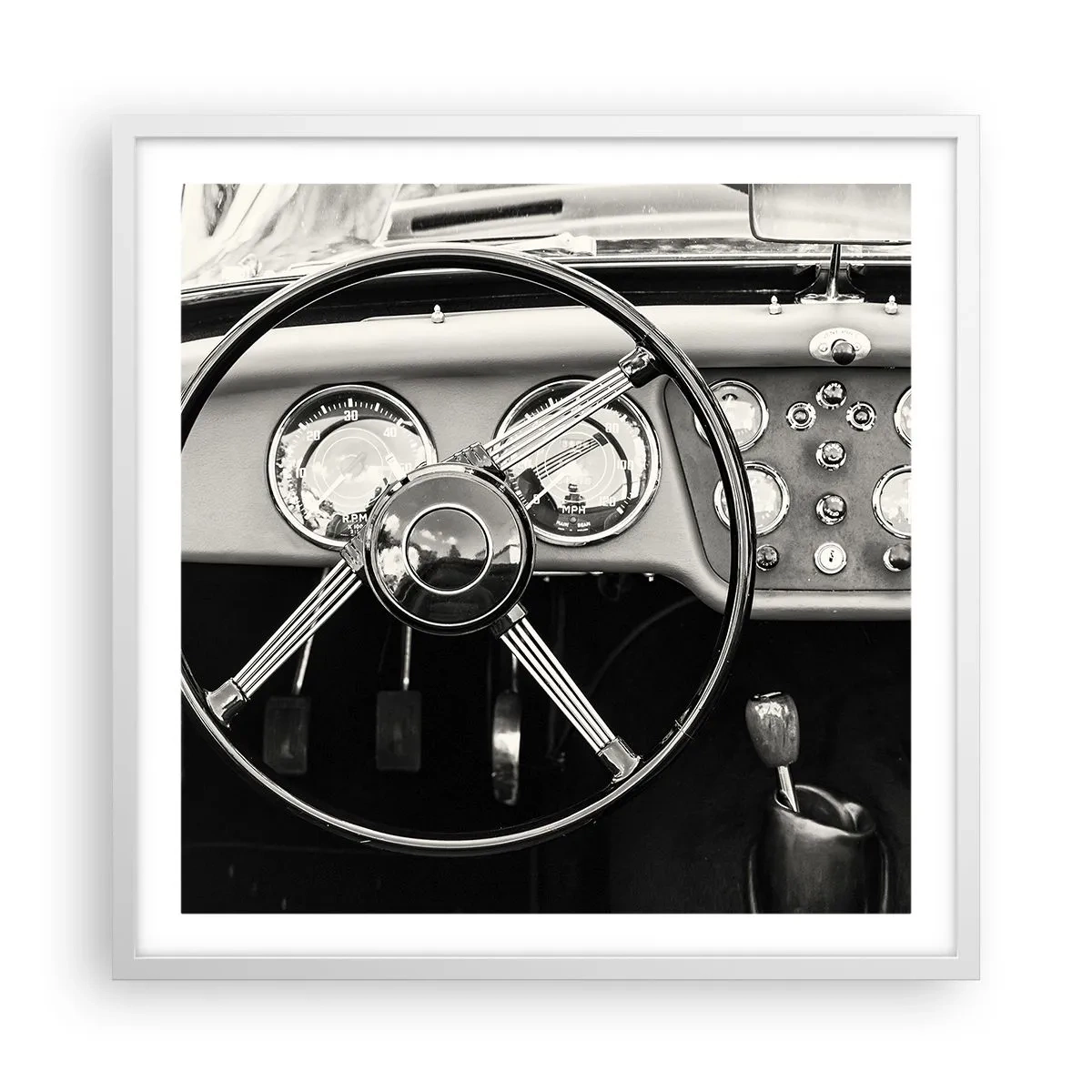 Poszter fekete keretben - Gyűjtő álma - 60x60 cm