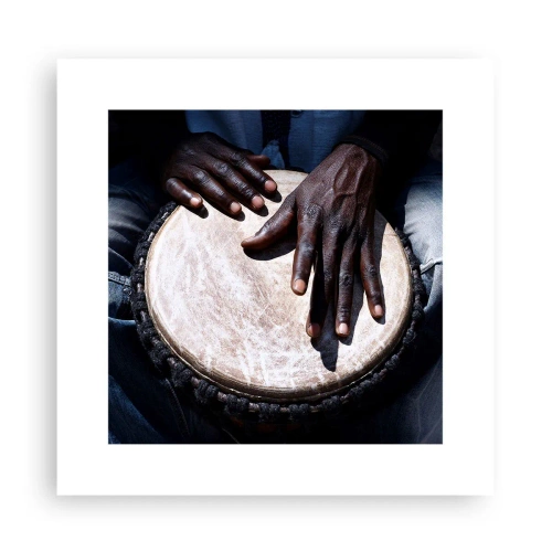 Poszter - Élj a saját ritmusodban - 30x30 cm