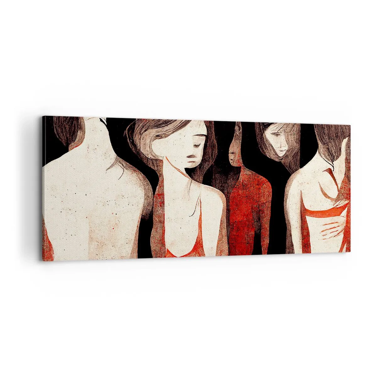 Vászonkép - A sötétség madonnái - 100x40 cm