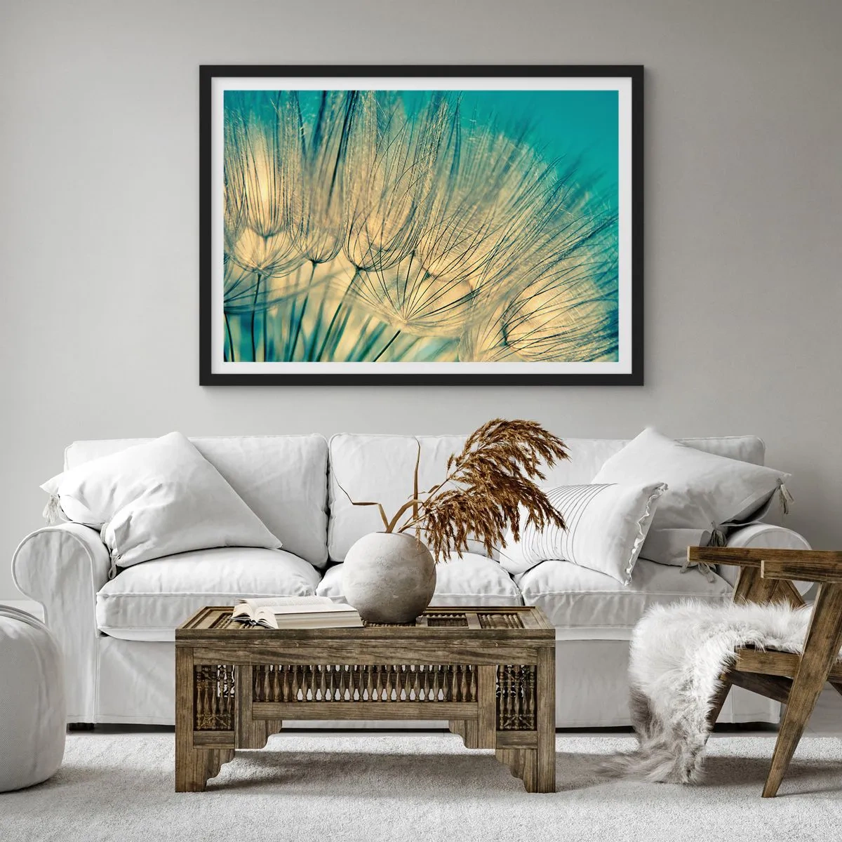 Poszter fehér keretben - A szélre várva - 70x50 cm