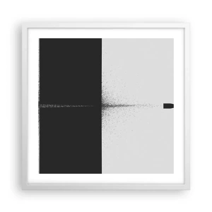 Poszter fekete keretben - Egyenesen a cél felé - 50x50 cm
