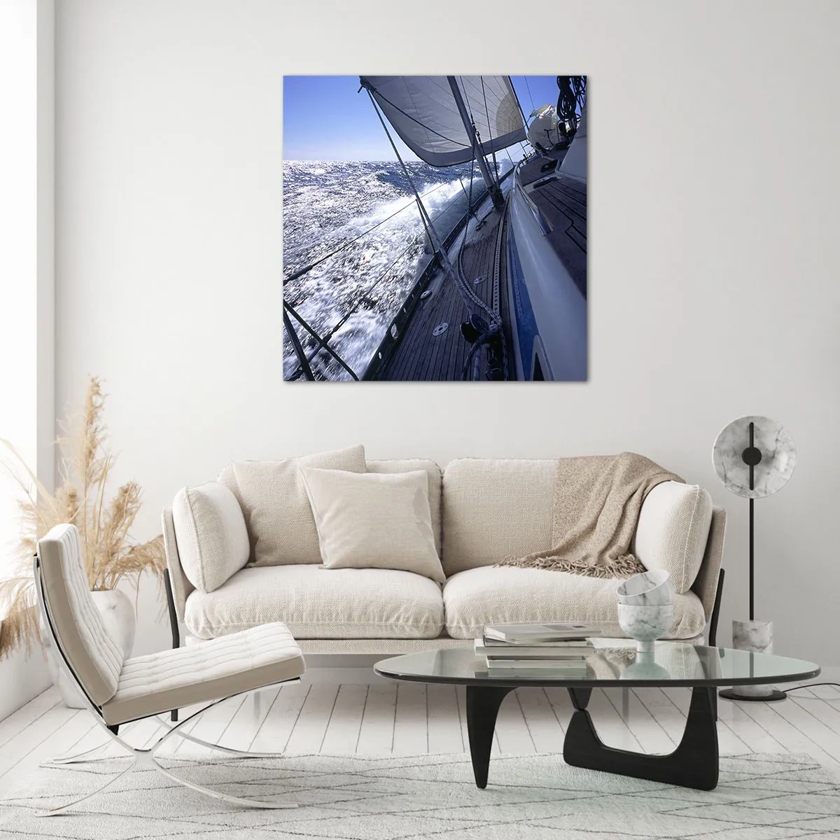 Üveg kép - Tudom, mit jelent madárnak lenni - 60x60 cm