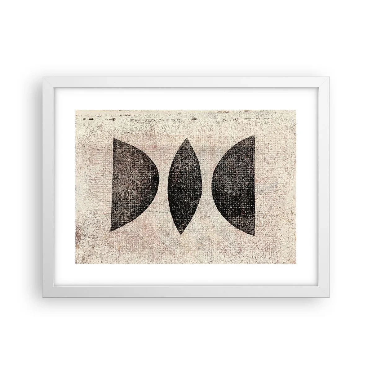 Poszter fekete keretben - Etnikai absztrakció - 40x30 cm