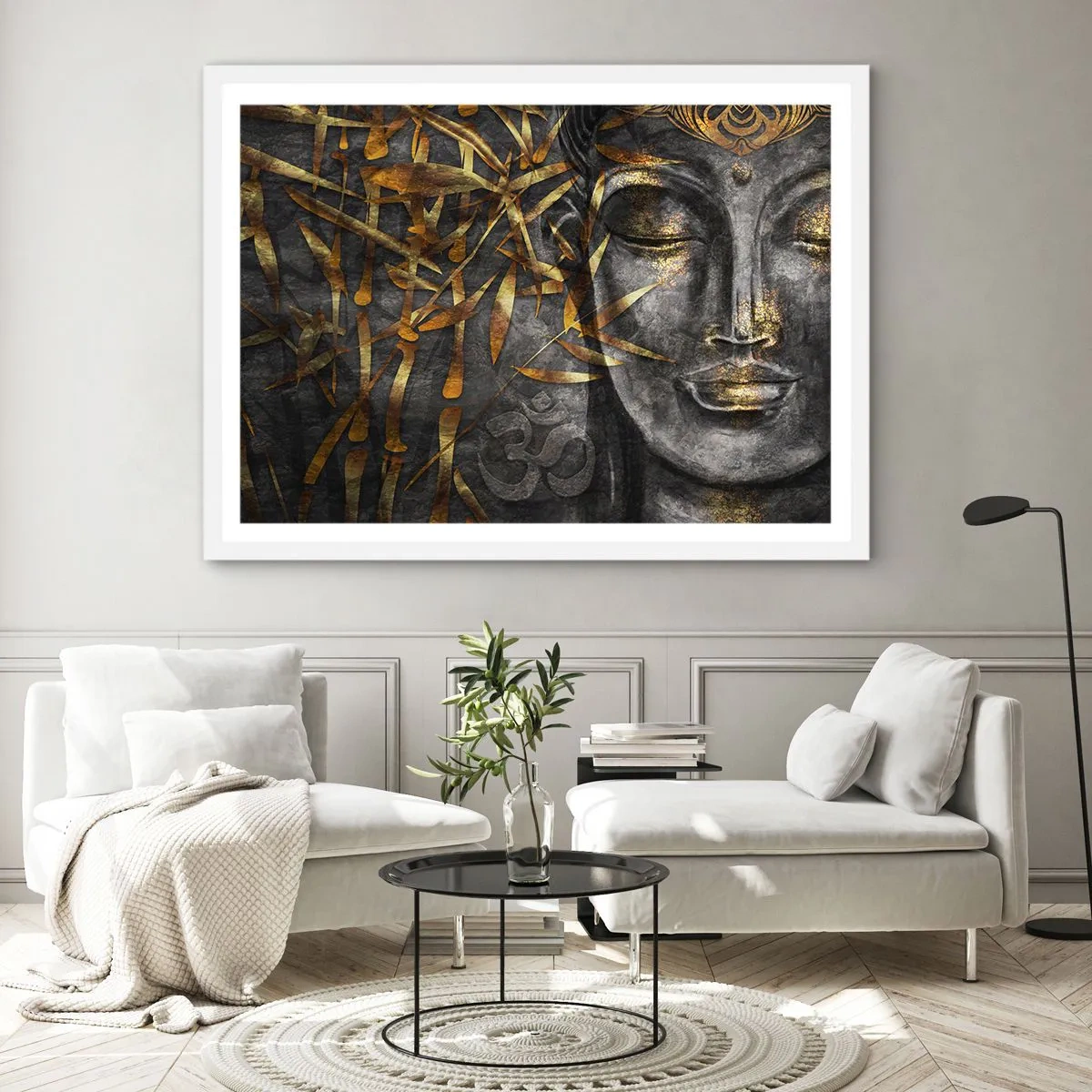 Poszter fekete keretben - Érezd a nyugalmat - 100x70 cm