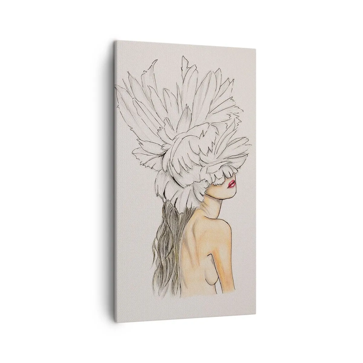 Vászonkép - Koronás szépség - 45x80 cm