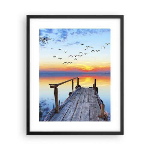 Poszter fehér keretben - Ideje visszamenni… - 40x50 cm