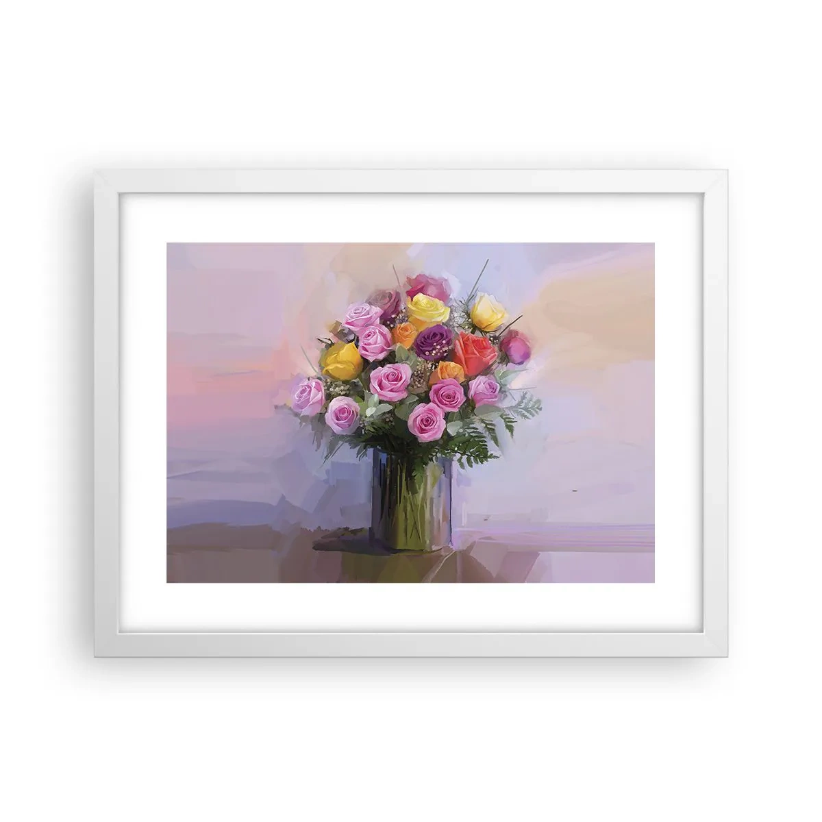 Poszter fekete keretben - Megtartott szépség - 40x30 cm