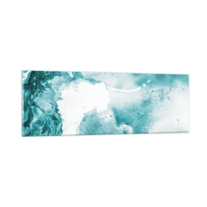 Üveg kép - Kék holtágai - 90x30 cm