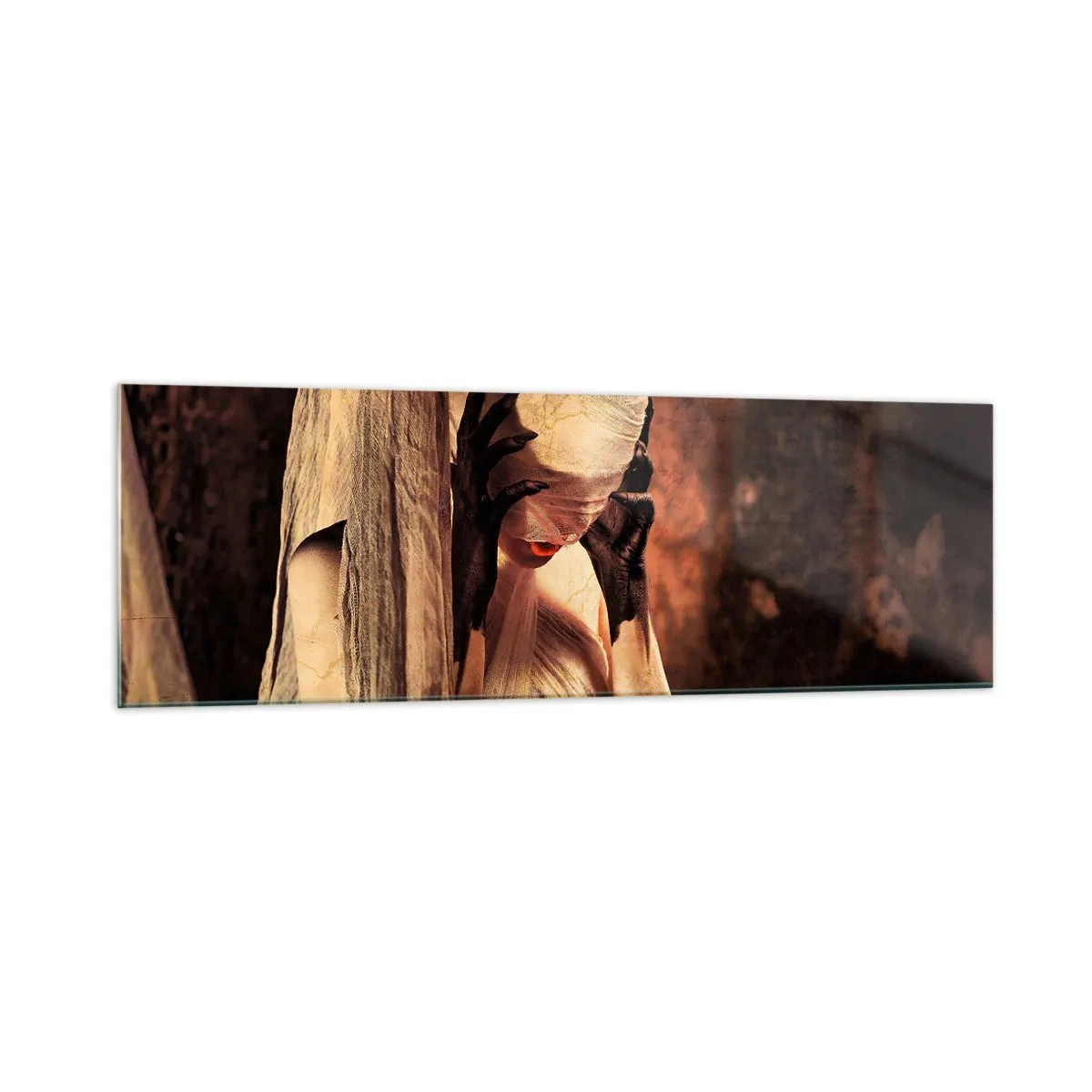 Üveg kép - A jó és a rossz között - 160x50 cm