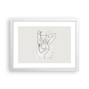 Poszter fekete keretben - A csábítás művészete - 40x30 cm