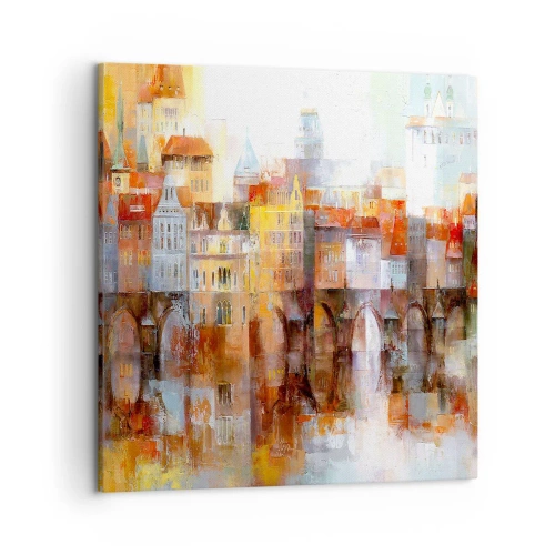 Vászonkép - A híd alatt is gyönyörű - 50x50 cm