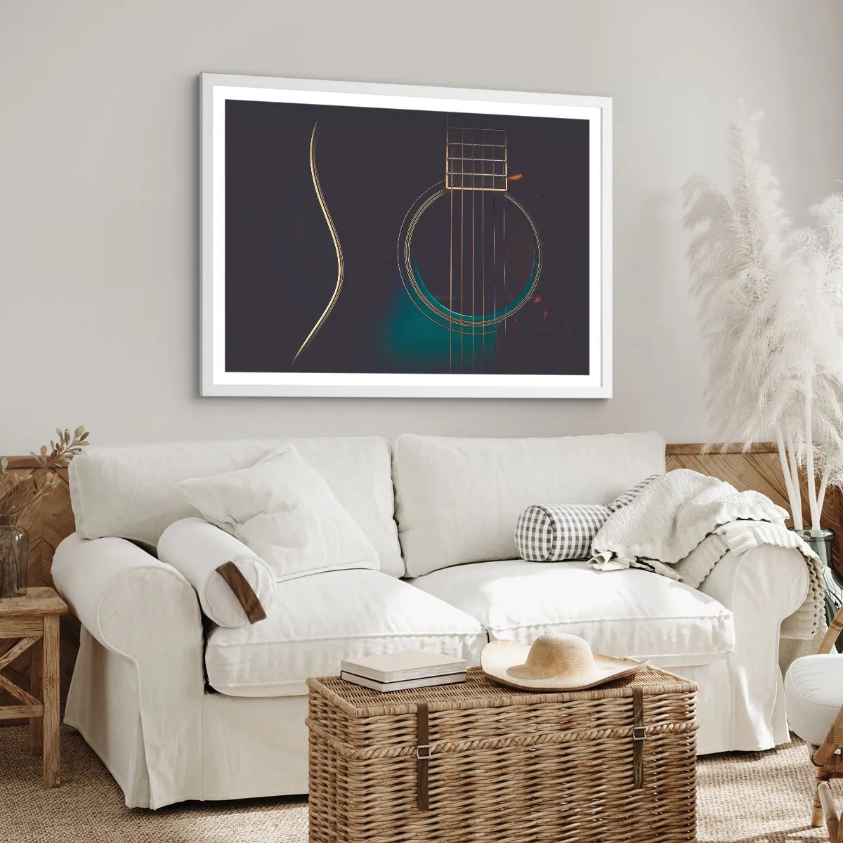 Poszter fekete keretben - Egy pillanat, mielőtt megszólal - 70x50 cm