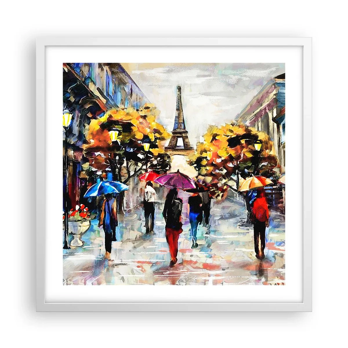 Poszter fekete keretben - Ősszel különösen szép - 50x50 cm