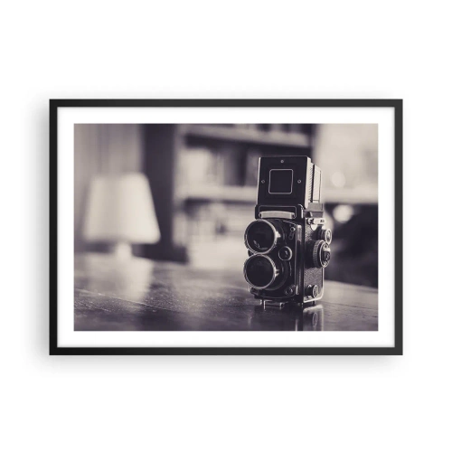 Poszter fehér keretben - Egy régi fénykép varázsa - 70x50 cm