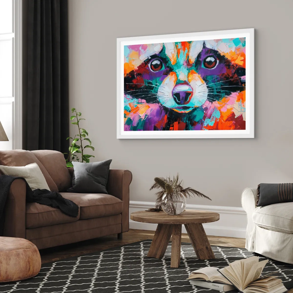 Poszter fekete keretben - Csak jó érzelmek - 100x70 cm