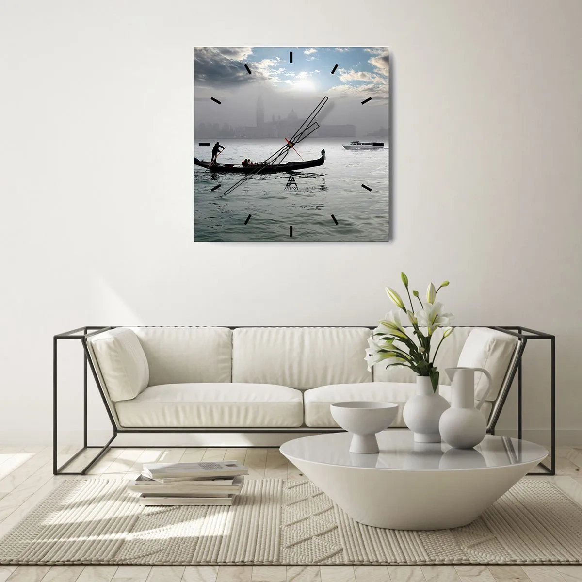 Falióra, Óra - Egy mesés város vízből és ködből - 30x30 cm