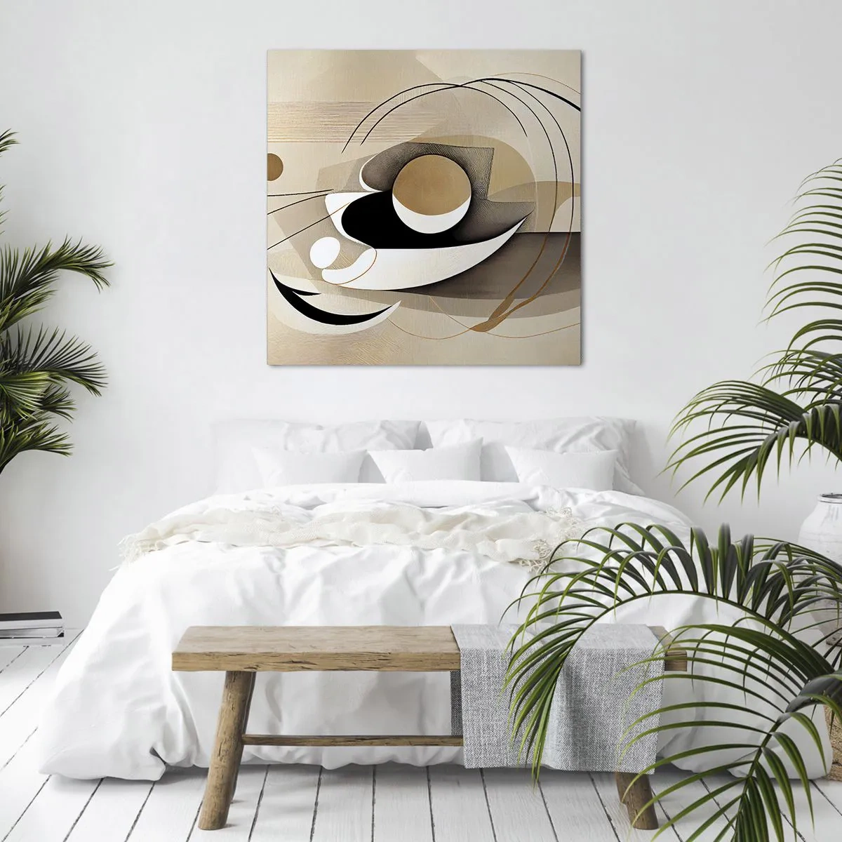 Vászonkép - Kompozíció: a dolgok lényege - 60x60 cm