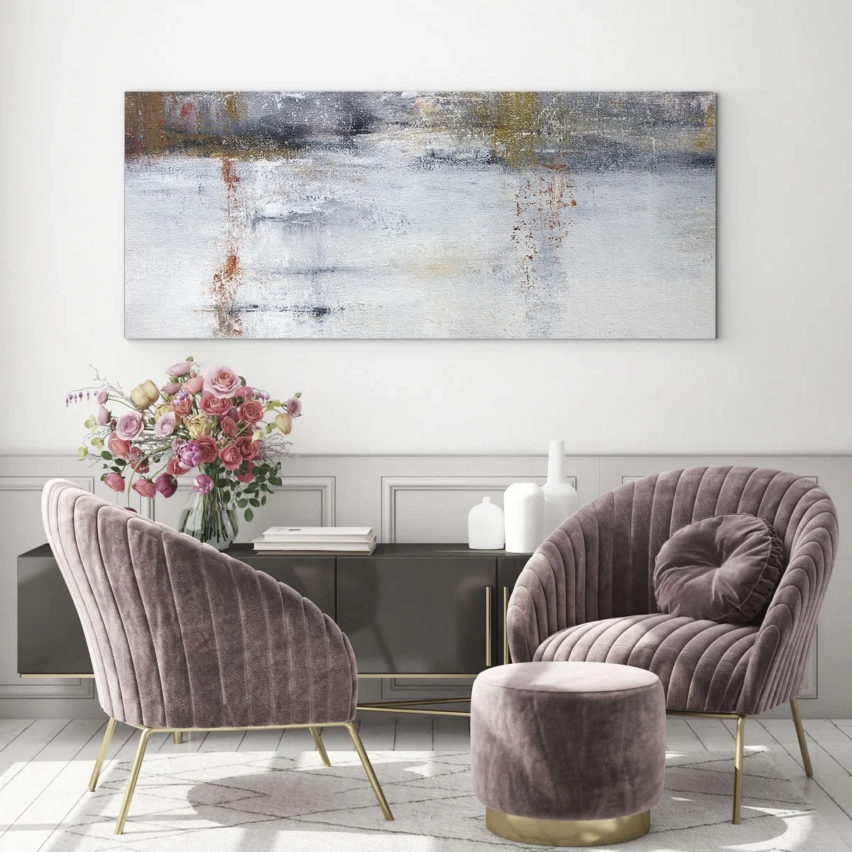 Üveg kép - A légfüggöny mögött - 140x50 cm