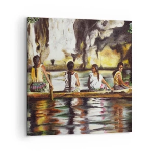 Vászonkép - Egy polinéz paradicsomban - 50x50 cm