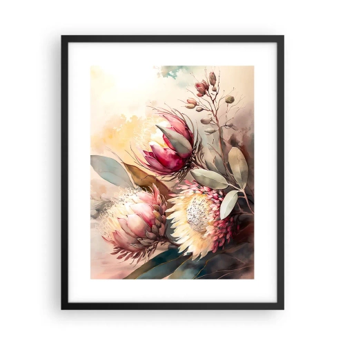 Poszter fehér keretben - Profilból és en face - 40x50 cm