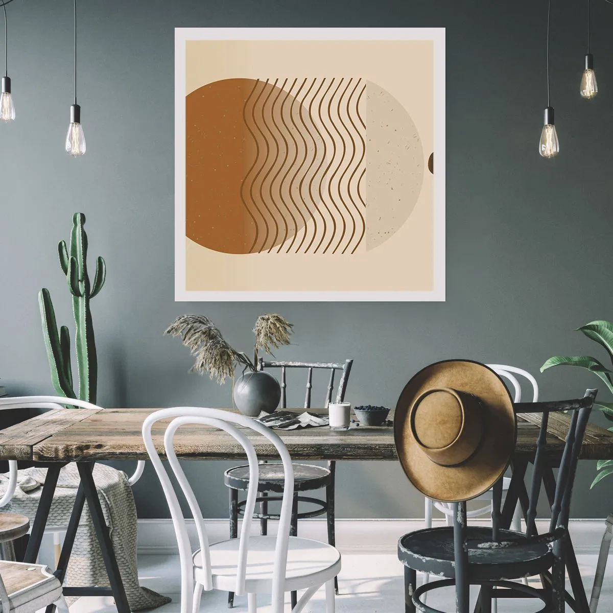 Poszter - A geometriai formák eredetéről - 50x50 cm