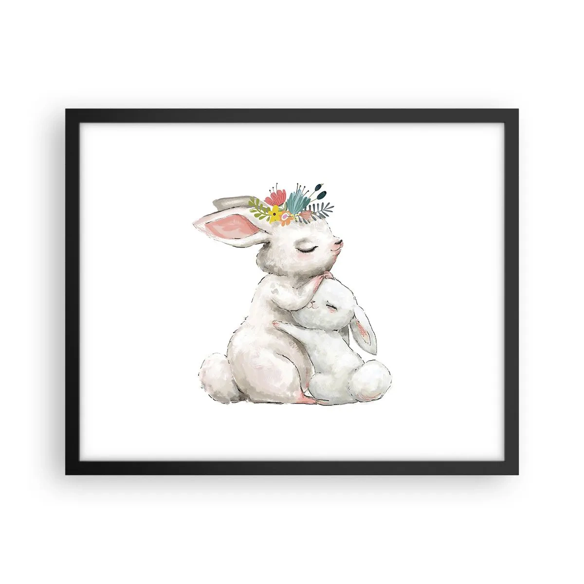Poszter fehér keretben - Nincs olyan, mint anyánál - 50x40 cm