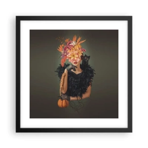 Poszter fehér keretben - Egy boszorkány mágiája - 40x40 cm