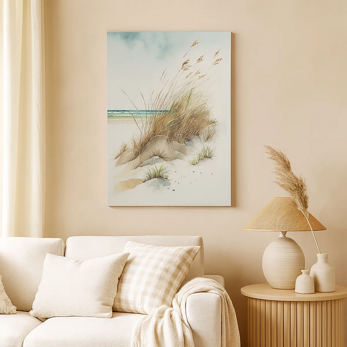 Vászonkép - Homokba burkolózva - 50x70 cm