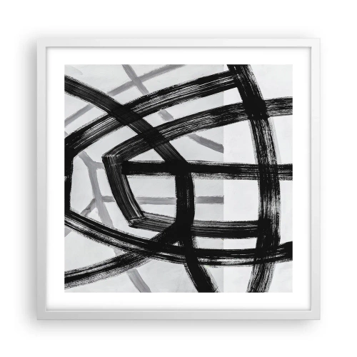 Poszter fekete keretben - Mélység építése - 50x50 cm