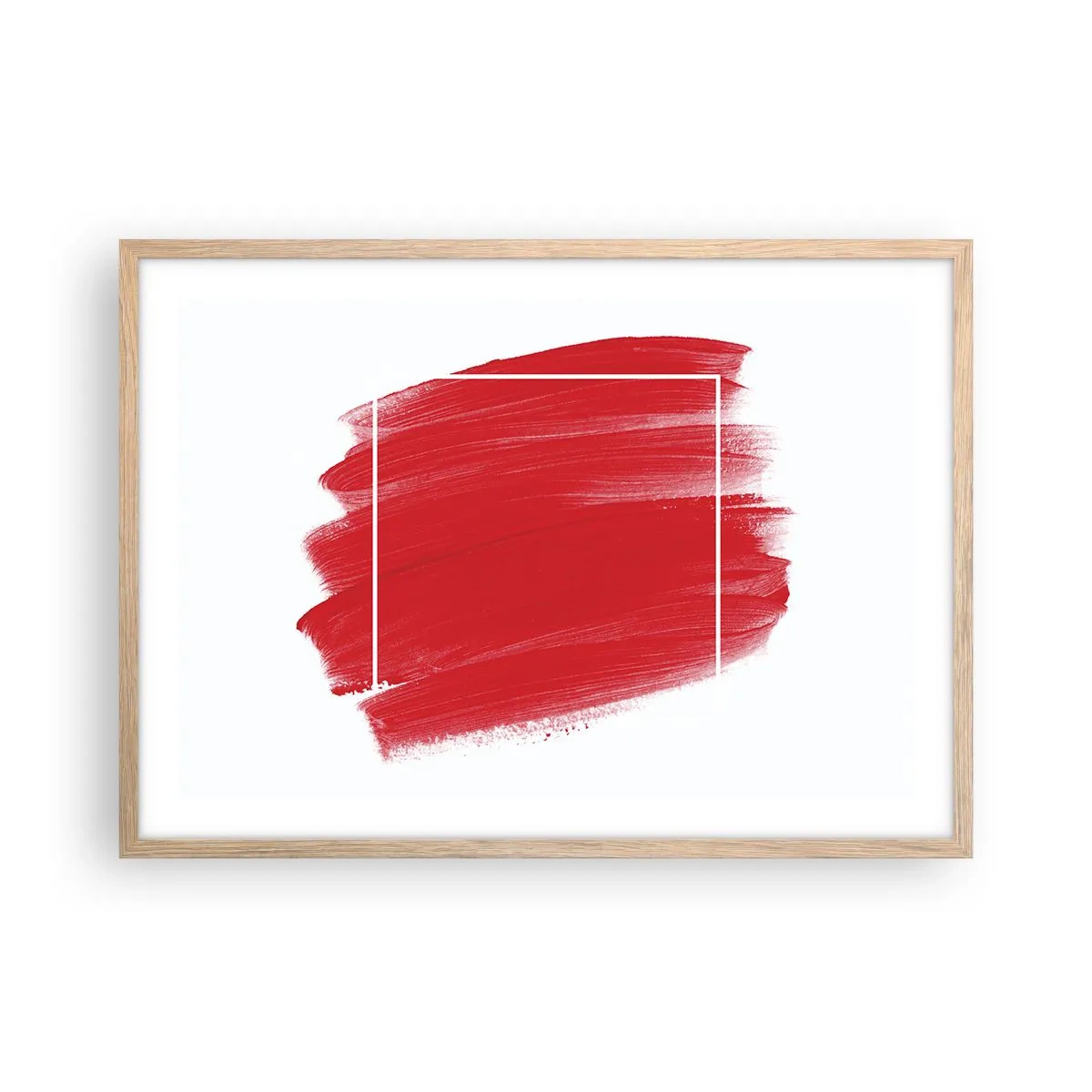 Poszter világos tölgy keretben - A kereten kívül - 70x50 cm