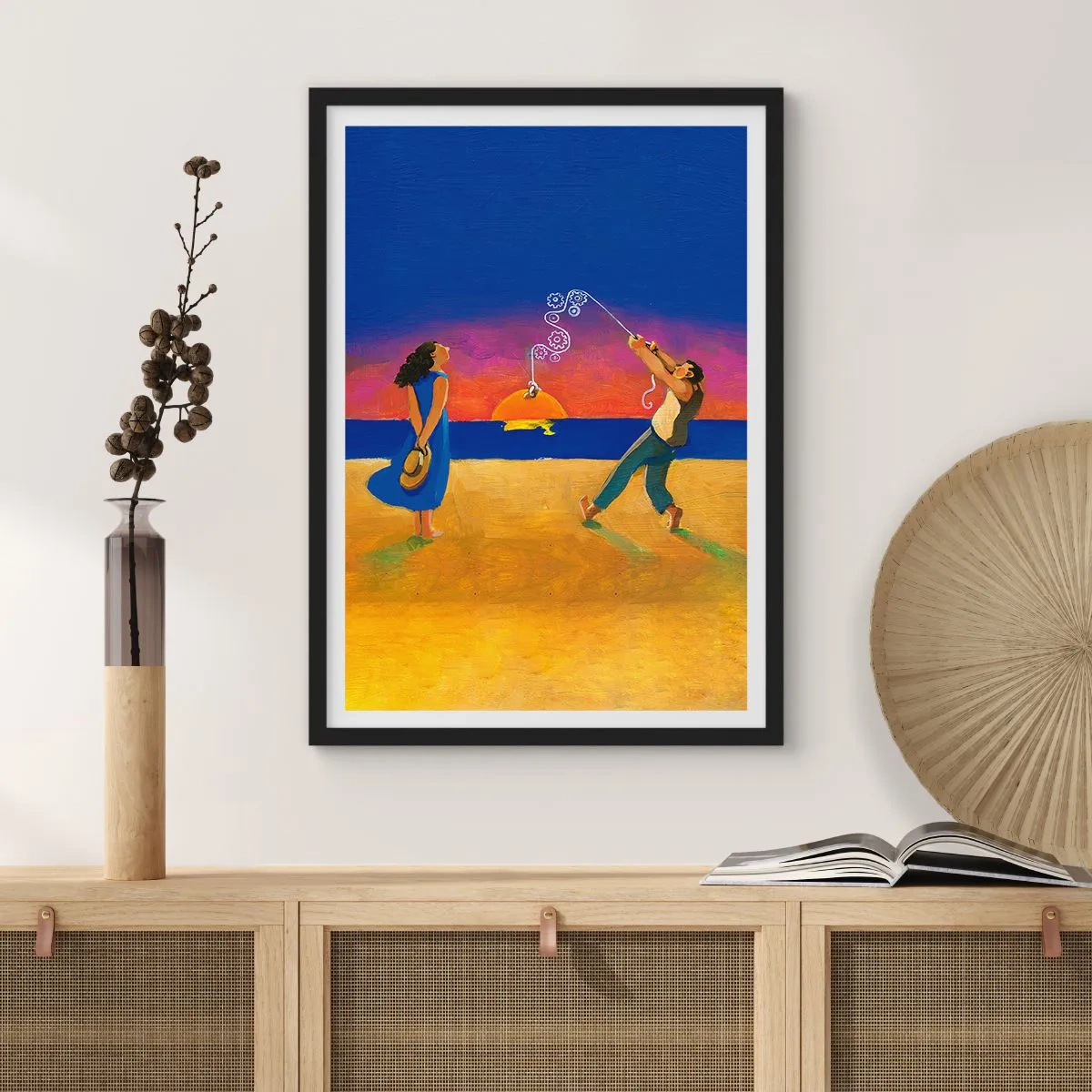 Poszter fehér keretben - Több, mint egy csillag az égből - 40x50 cm