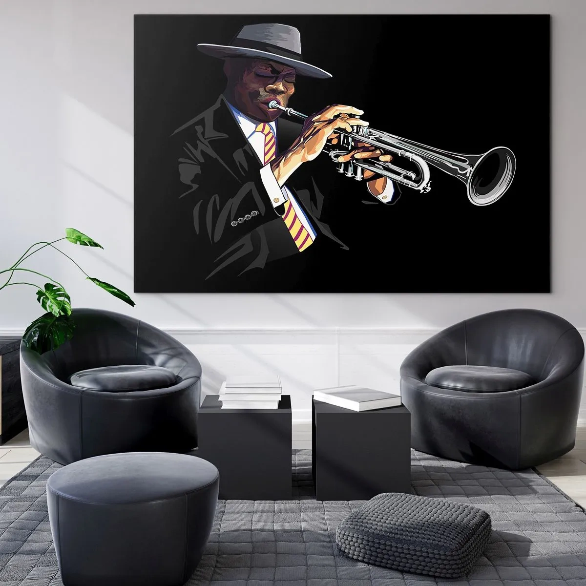Üveg kép - Old school varásza - 120x80 cm