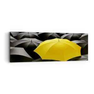 Vászonkép - Viszlát bánat - 90x30 cm