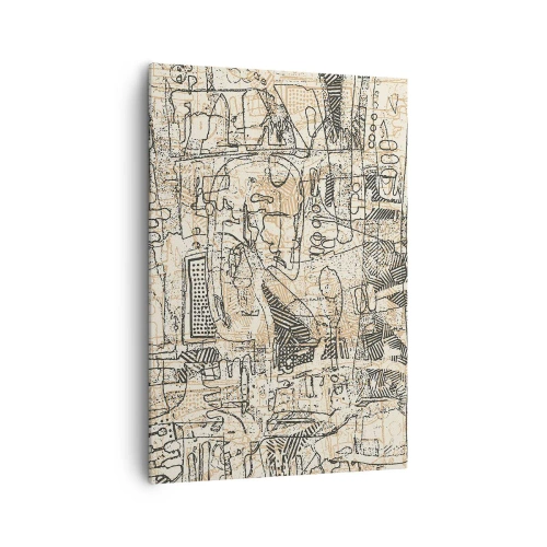 Vászonkép - Dekódolásra vár - 70x100 cm