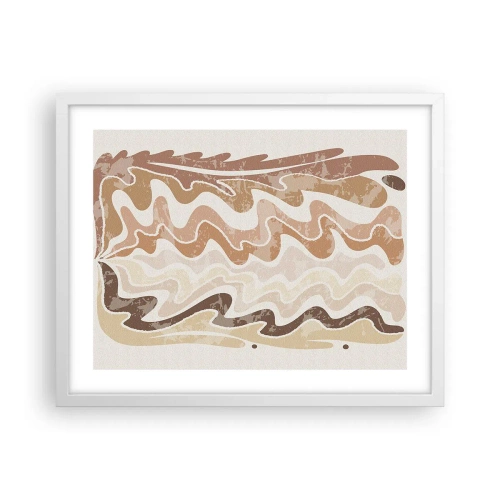 Poszter fekete keretben - Jó energia - jó érzelmek - 50x40 cm