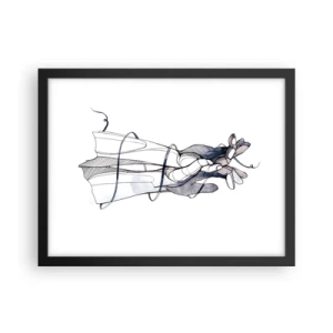 Poszter fehér keretben - Érintés tanulmányozása - 40x30 cm