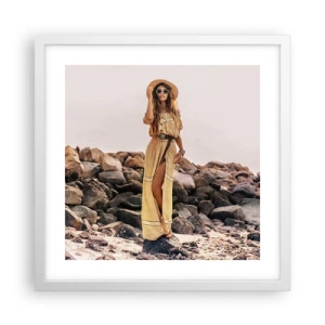 Poszter fekete keretben - A kövek varázsa - 40x40 cm