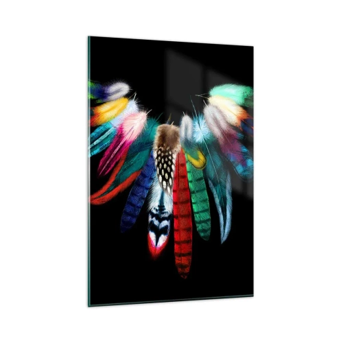 Üveg kép - Indiai nyaklánc - 80x120 cm