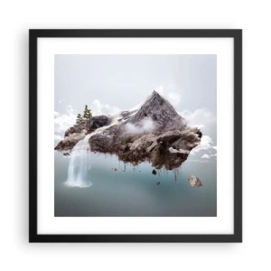 Poszter fehér keretben - Egy szürrealista szemével - 40x40 cm