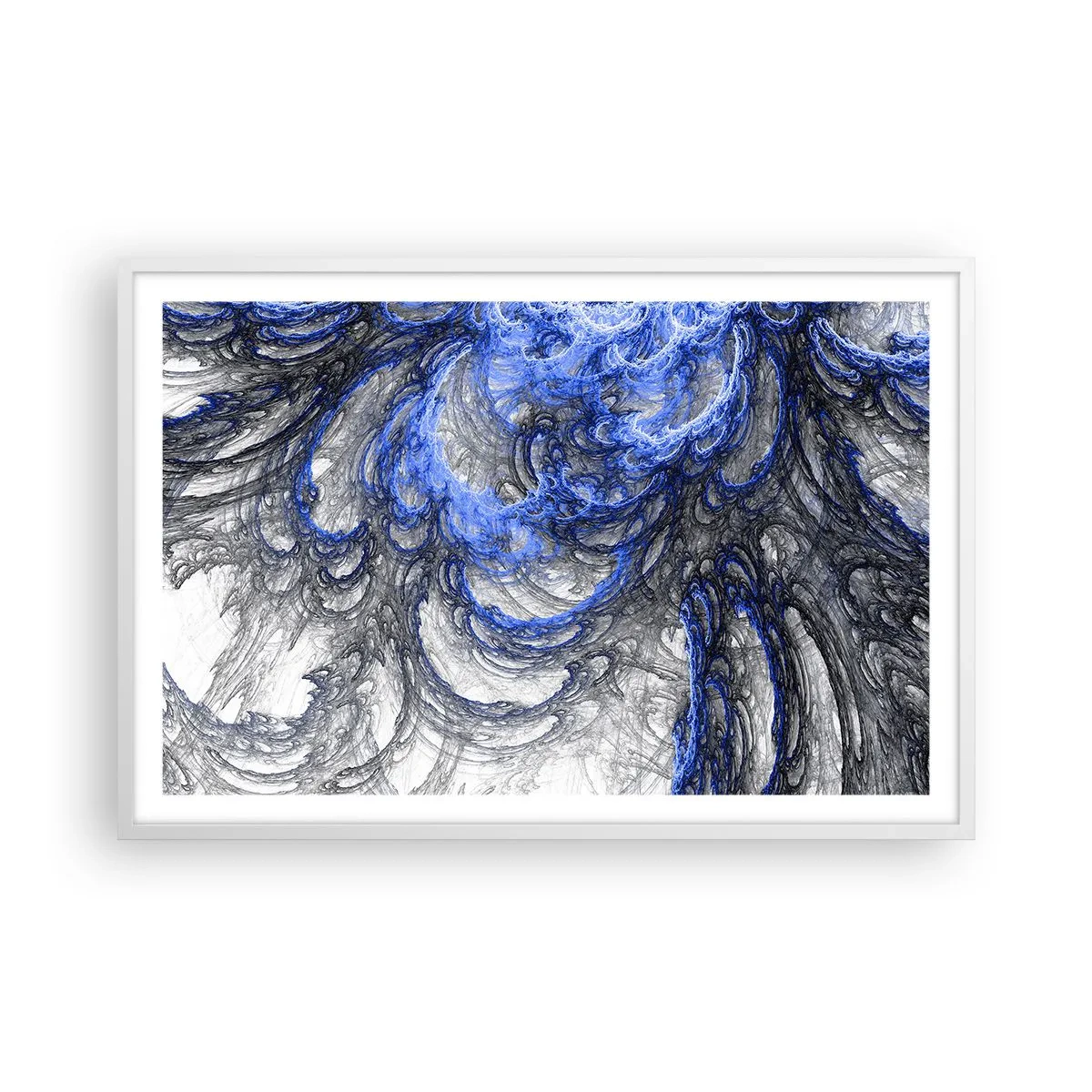 Poszter fekete keretben - Egy hullám születése - 91x61 cm