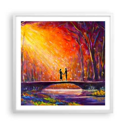 Poszter fekete keretben - Az ég is szereti őket - 60x60 cm