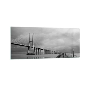 Üveg kép - Mindenkinek, ami neki jár - 100x40 cm