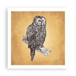 Poszter - A bölcsesség bonyolult díszei - 60x60 cm