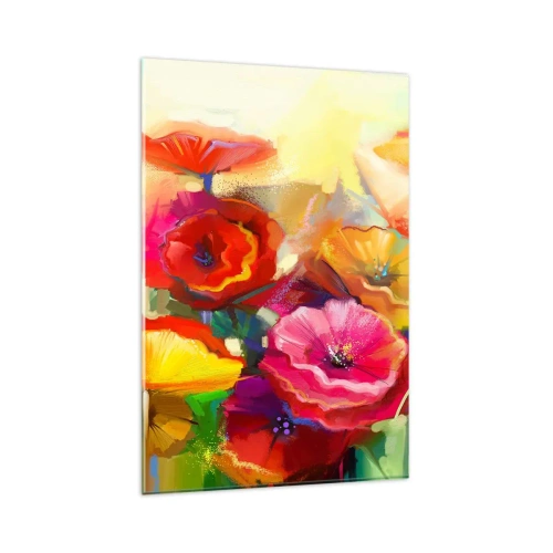 Üveg kép - Nem csak piros - 80x120 cm