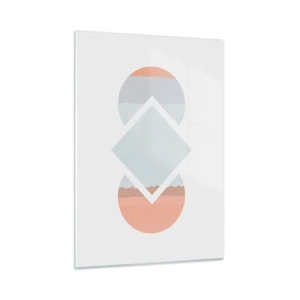 Üveg kép - A helyzet egyértelmű - 50x70 cm